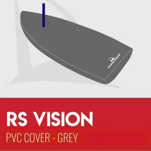 RS Vision Boat Cover - Mast Up  - PVC Grey