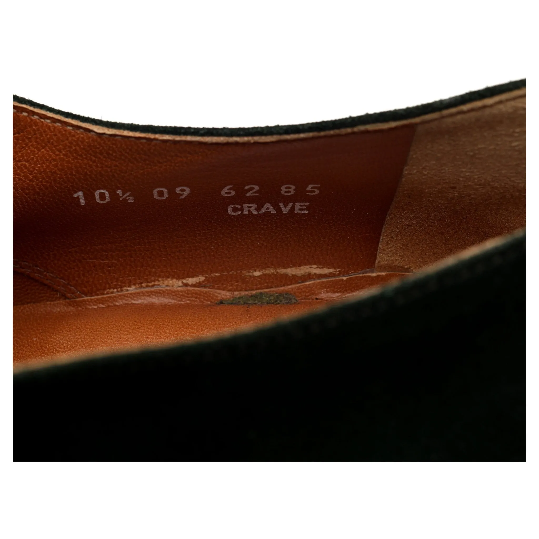 Russell & Bromley 'Crave' Green Suede Double Monk Strap UK 10.5