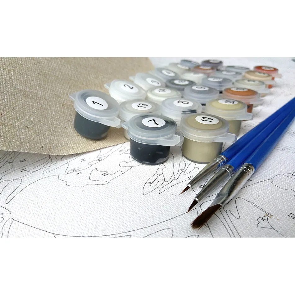 Sailing Boat DIY-Van-Go-Paint-by-Number Kit