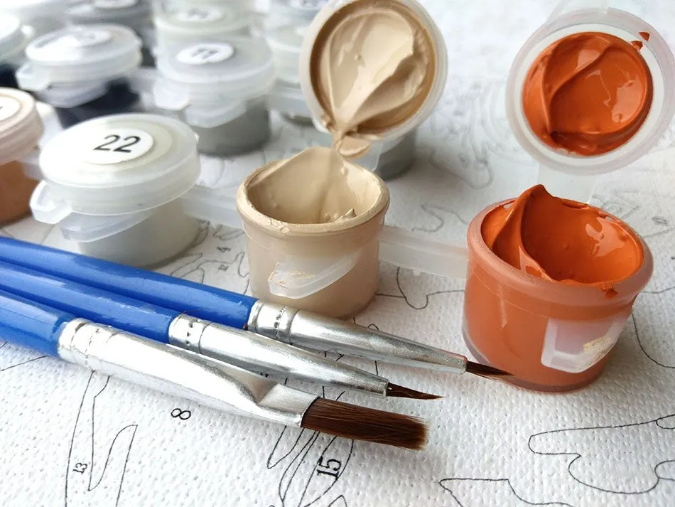 Sailing Boat DIY-Van-Go-Paint-by-Number Kit