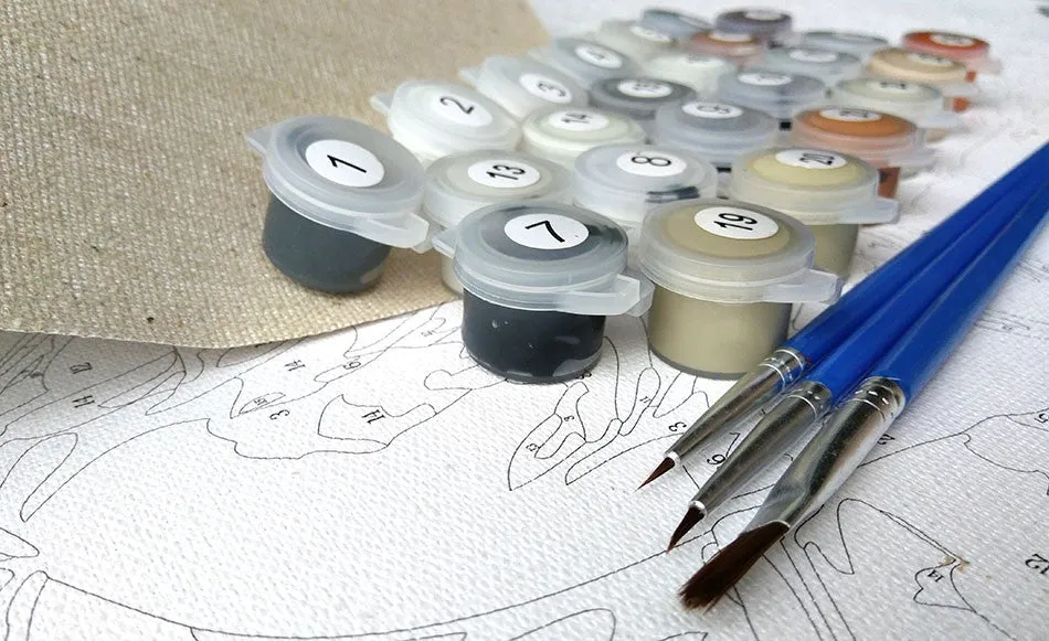 Sailing Boat DIY-Van-Go-Paint-by-Number Kit