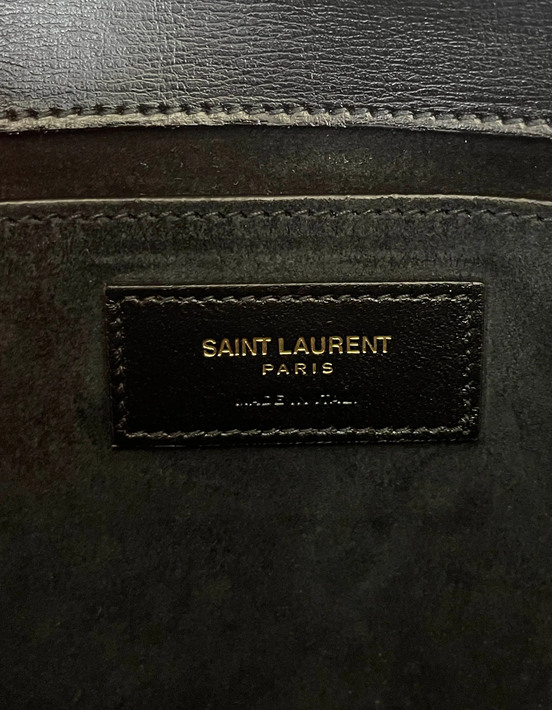 Saint Laurent Medium Sunset Leopard Print Shoulder Bag