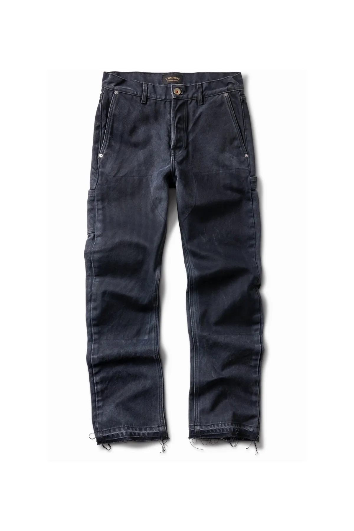 SCHAEFFER'S GARMENT HOTEL | 18OZ DESTROYED DOUBLE FRONT CARPENTER PANTS