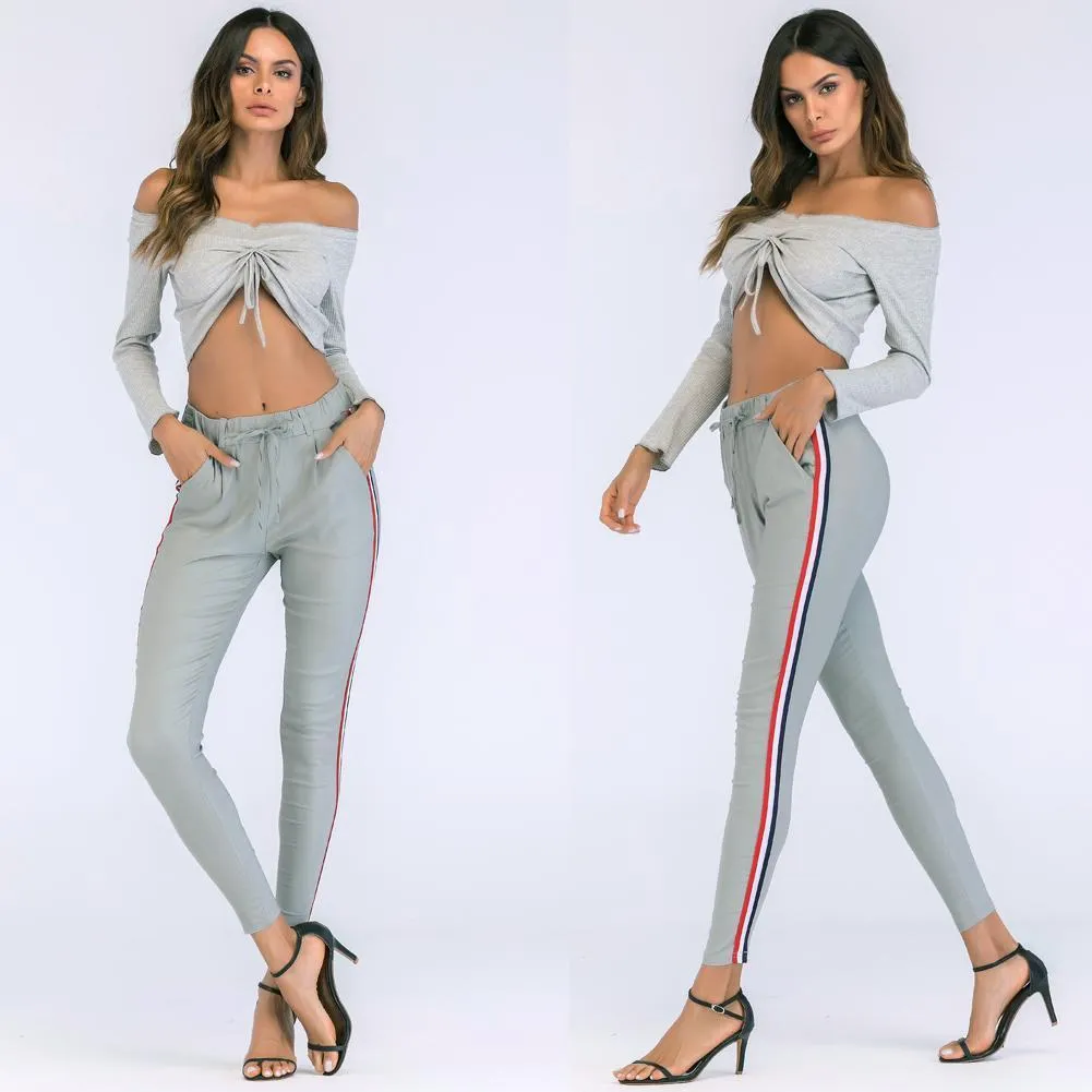 Side Striped Pants