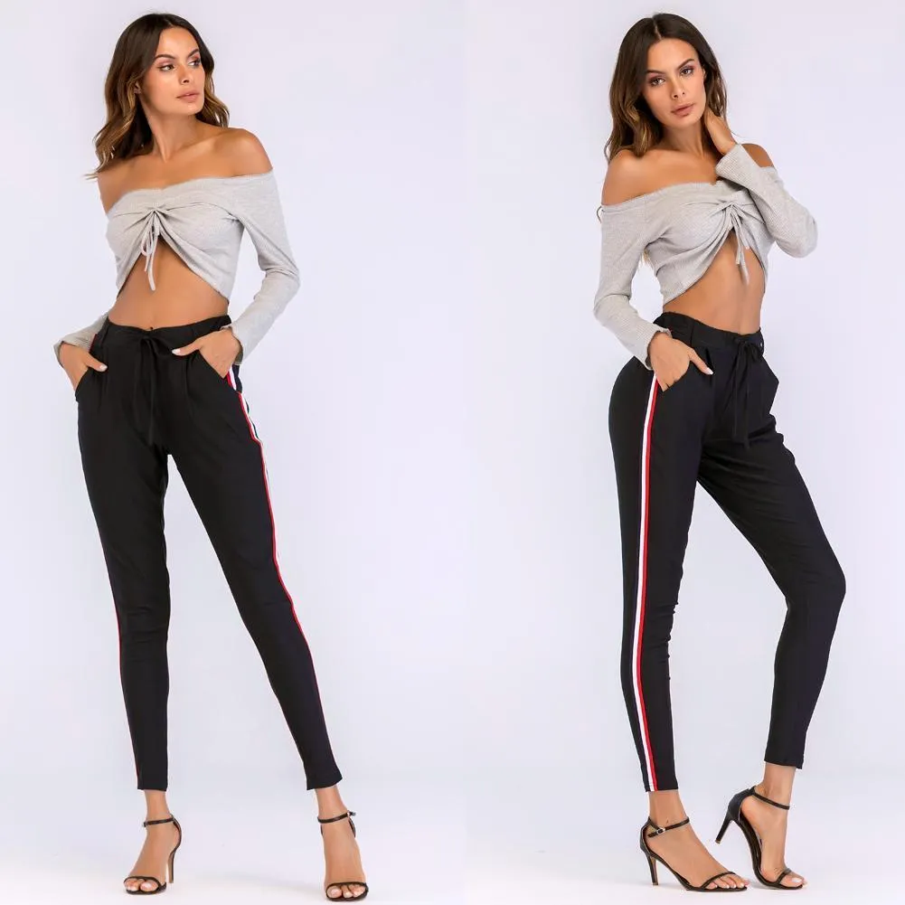 Side Striped Pants
