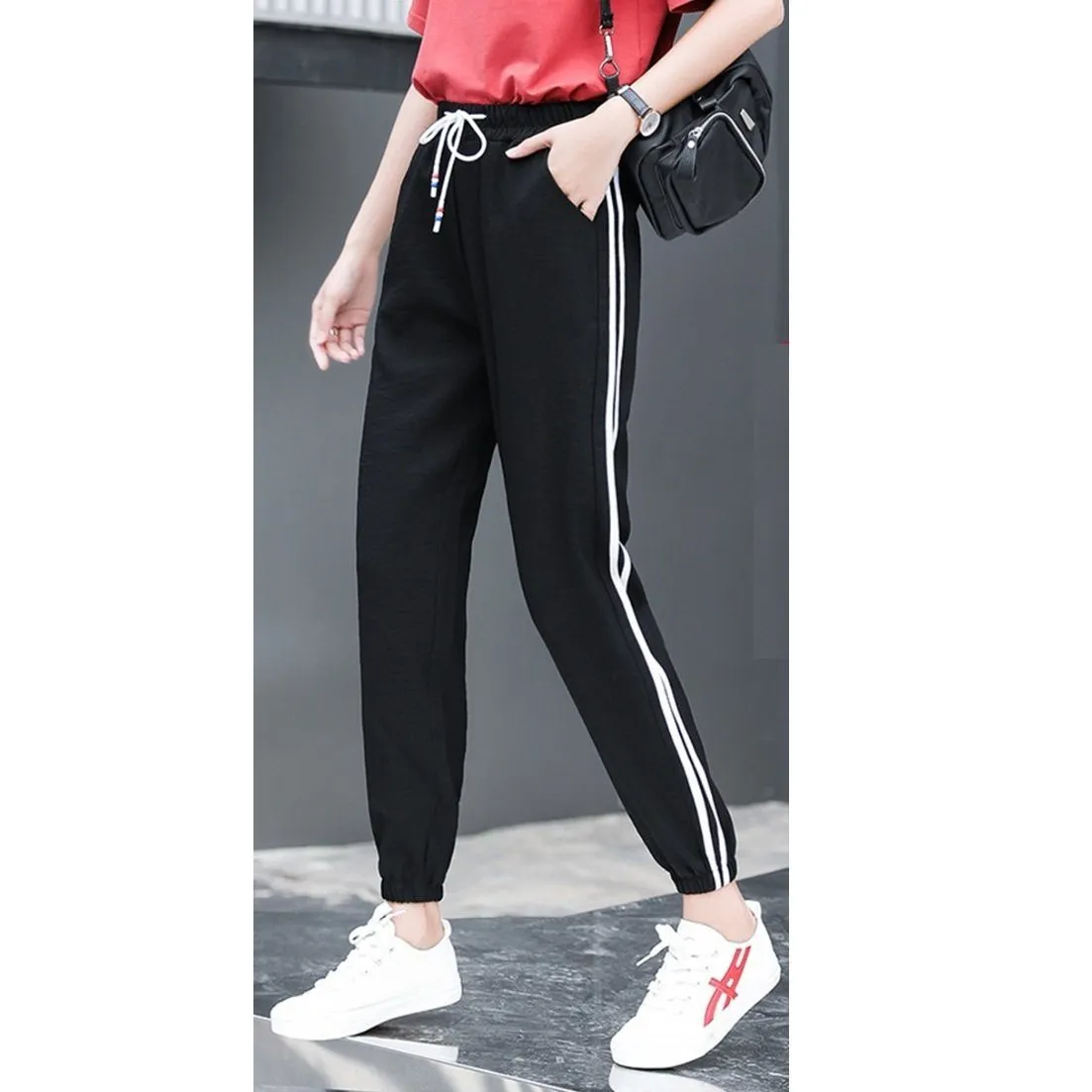 Side Striped Sweatpants