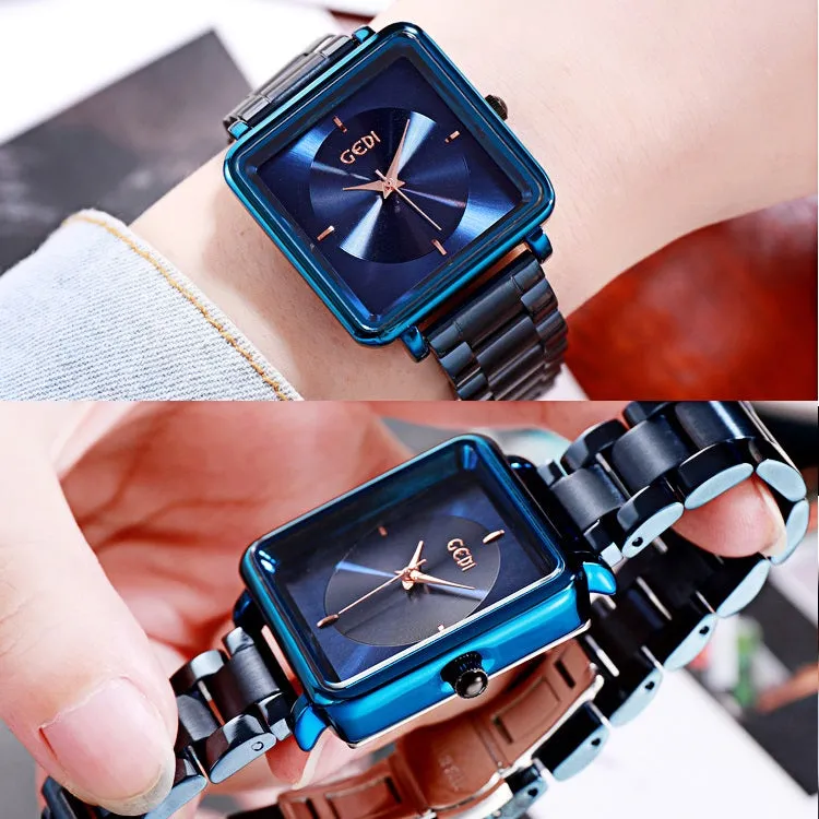 Simple Square Pattern Women's watch