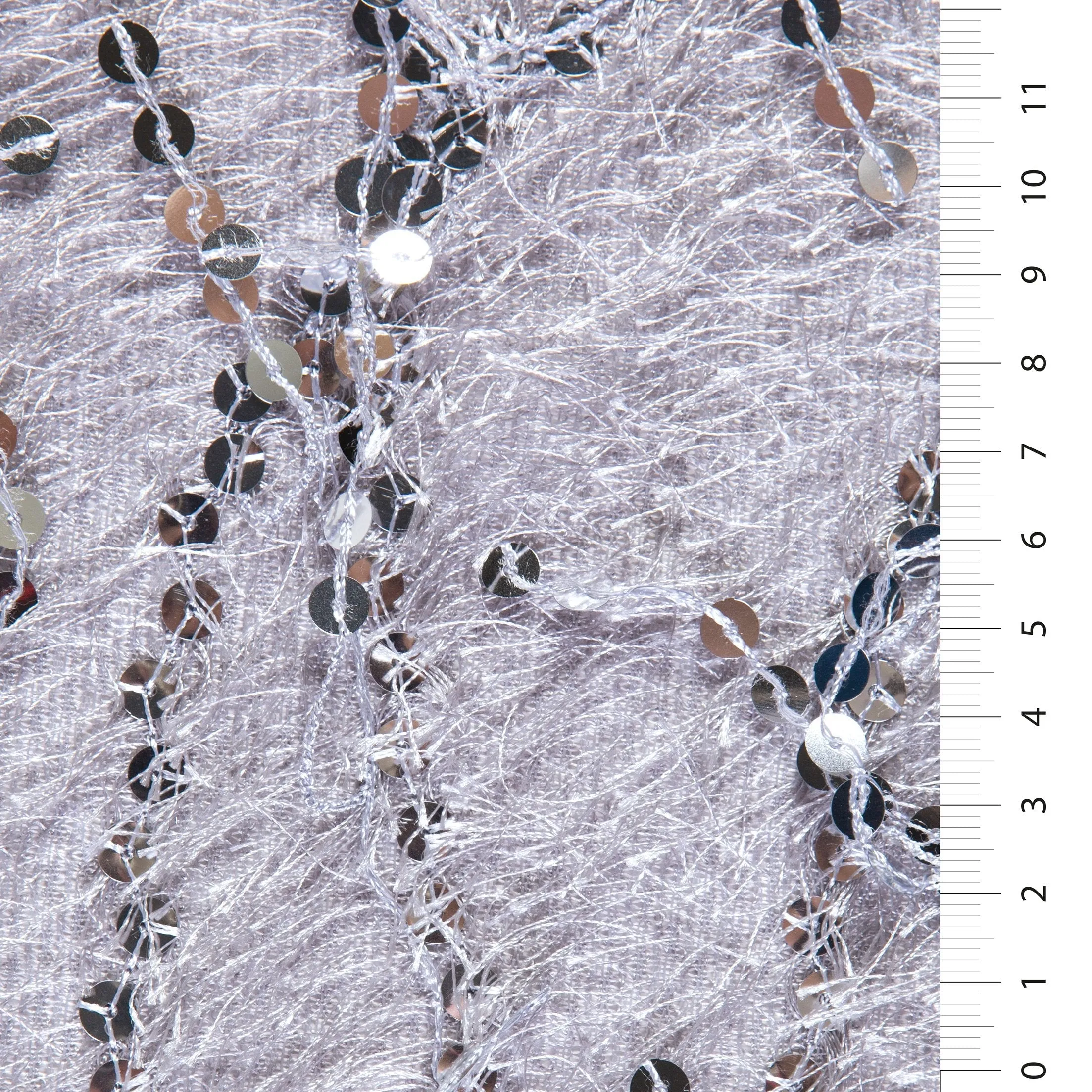 Spider Web Design Feather Thread Fringed Sequin Embroidery Fabric