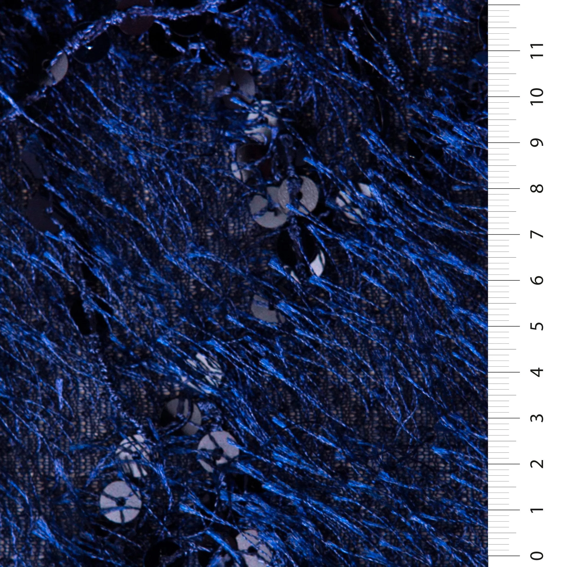 Spider Web Design Feather Thread Fringed Sequin Embroidery Fabric