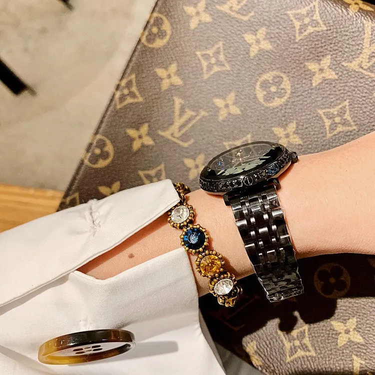 Star Chassis Stainless Steel Strap Women's Watch