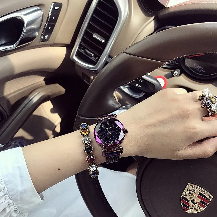 Starry Dial Durable Women's Watch