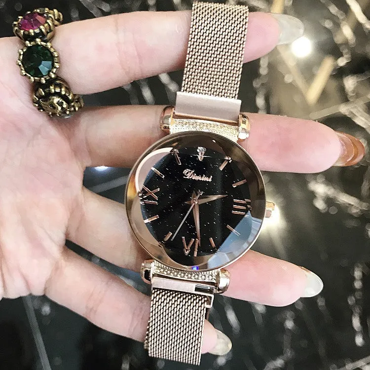Starry Dial Durable Women's Watch
