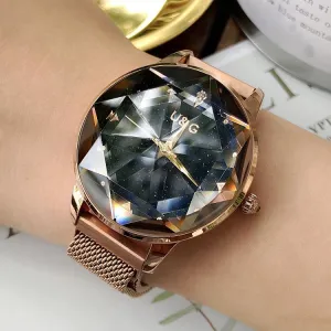 Starry Sky Dial Magnetic Strap Women's Watch