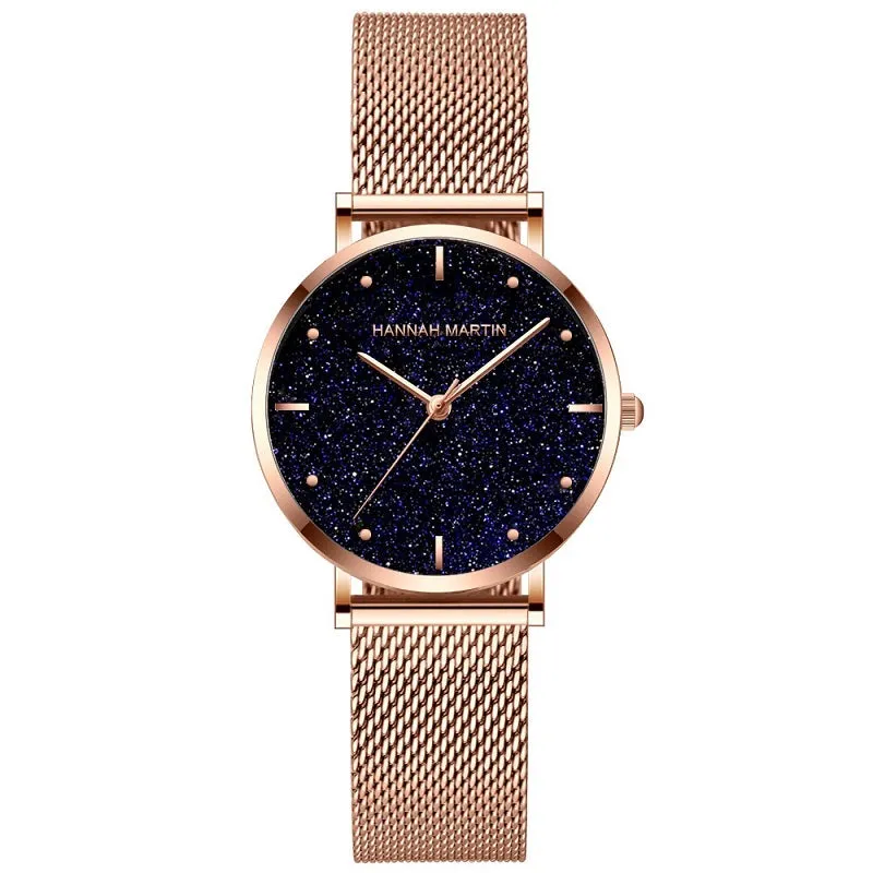 Starry Sky Dial Waterproof Women's Watch