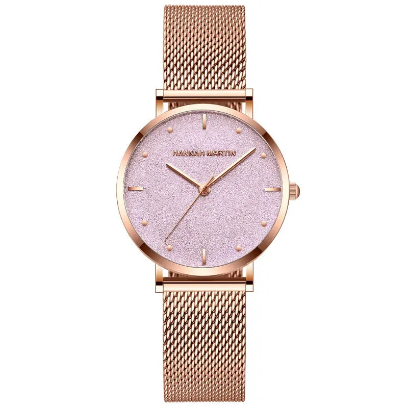 Starry Sky Dial Waterproof Women's Watch