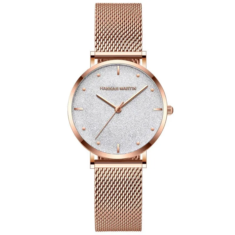 Starry Sky Dial Waterproof Women's Watch