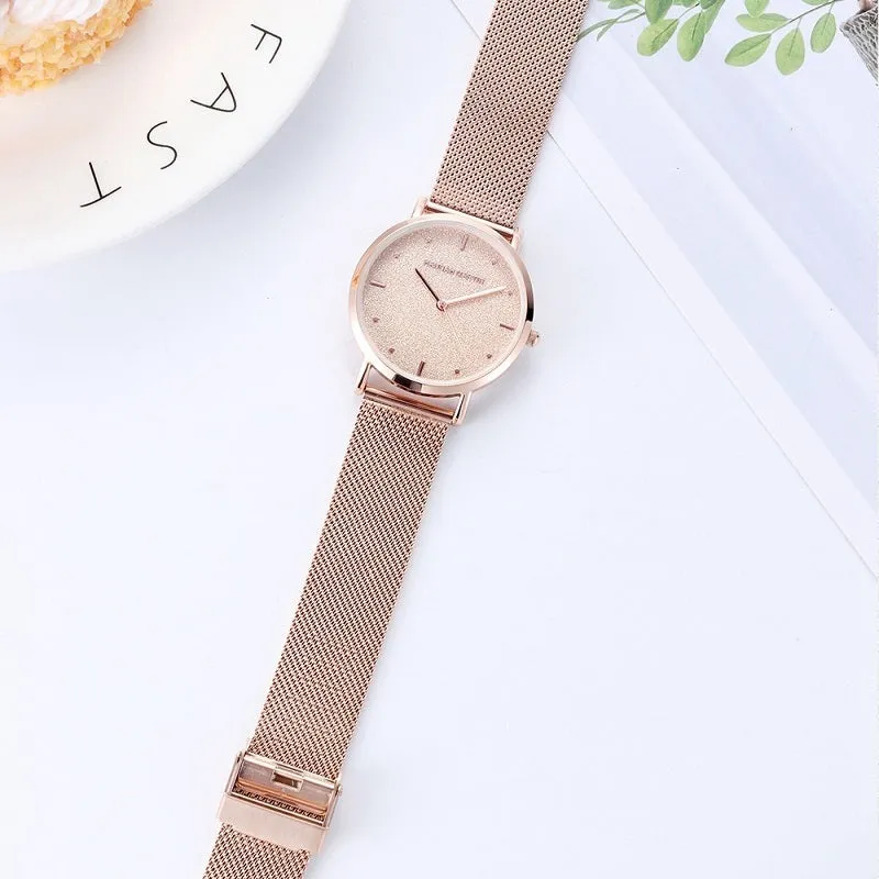Starry Sky Dial Waterproof Women's Watch