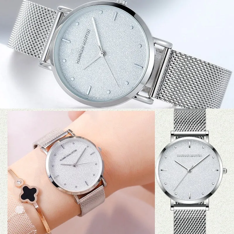 Starry Sky Dial Waterproof Women's Watch
