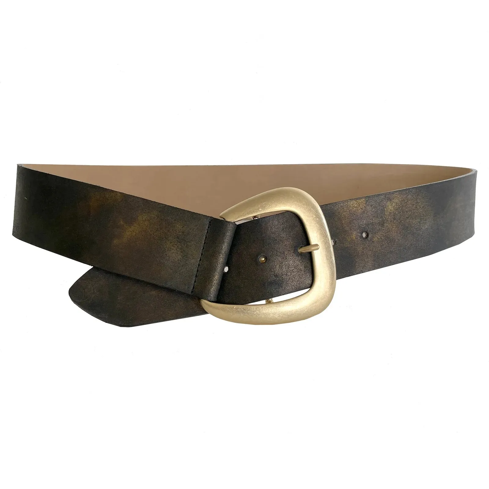 Streets Ahead Drop Waist Gold "Mya"