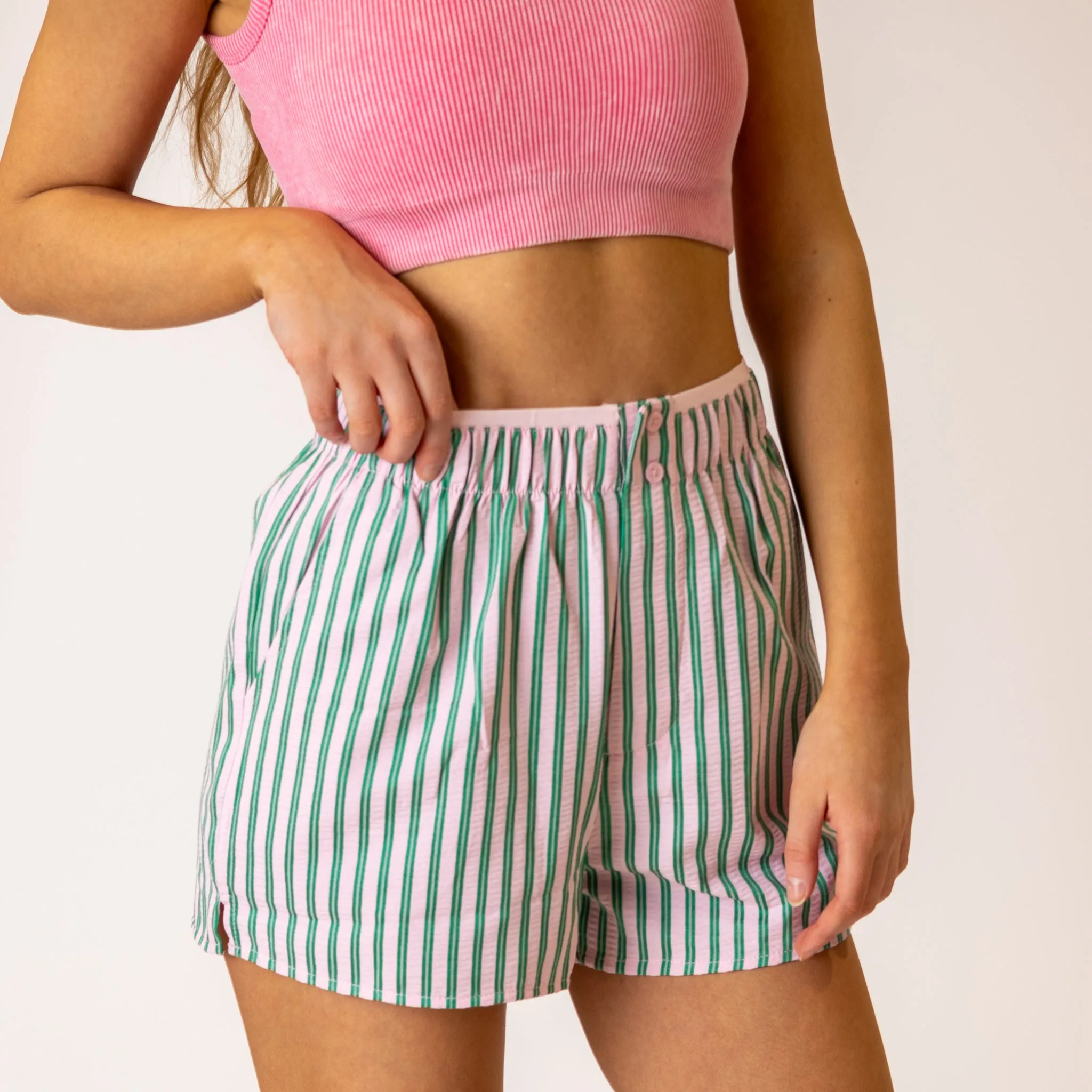Stripe Boxer Shorts