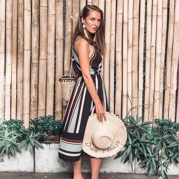 Striped Sync Dress