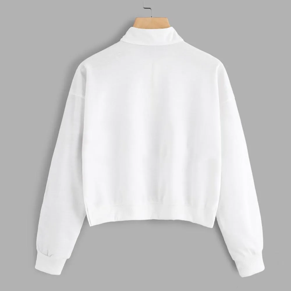 Striped Turtleneck Sweatshirt