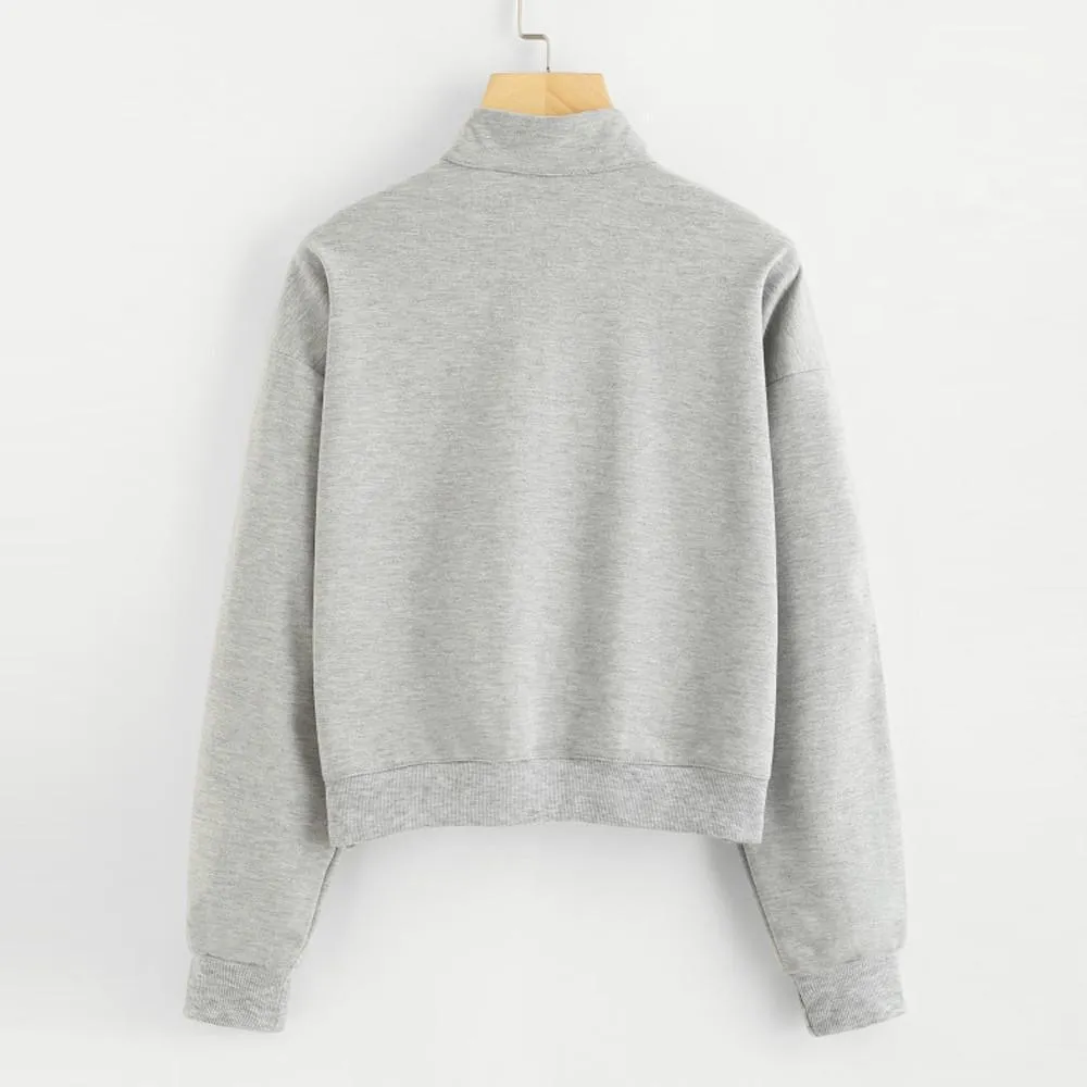 Striped Turtleneck Sweatshirt
