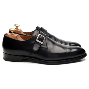 'Swindon' Black Leather Monk Strap UK 9.5 E