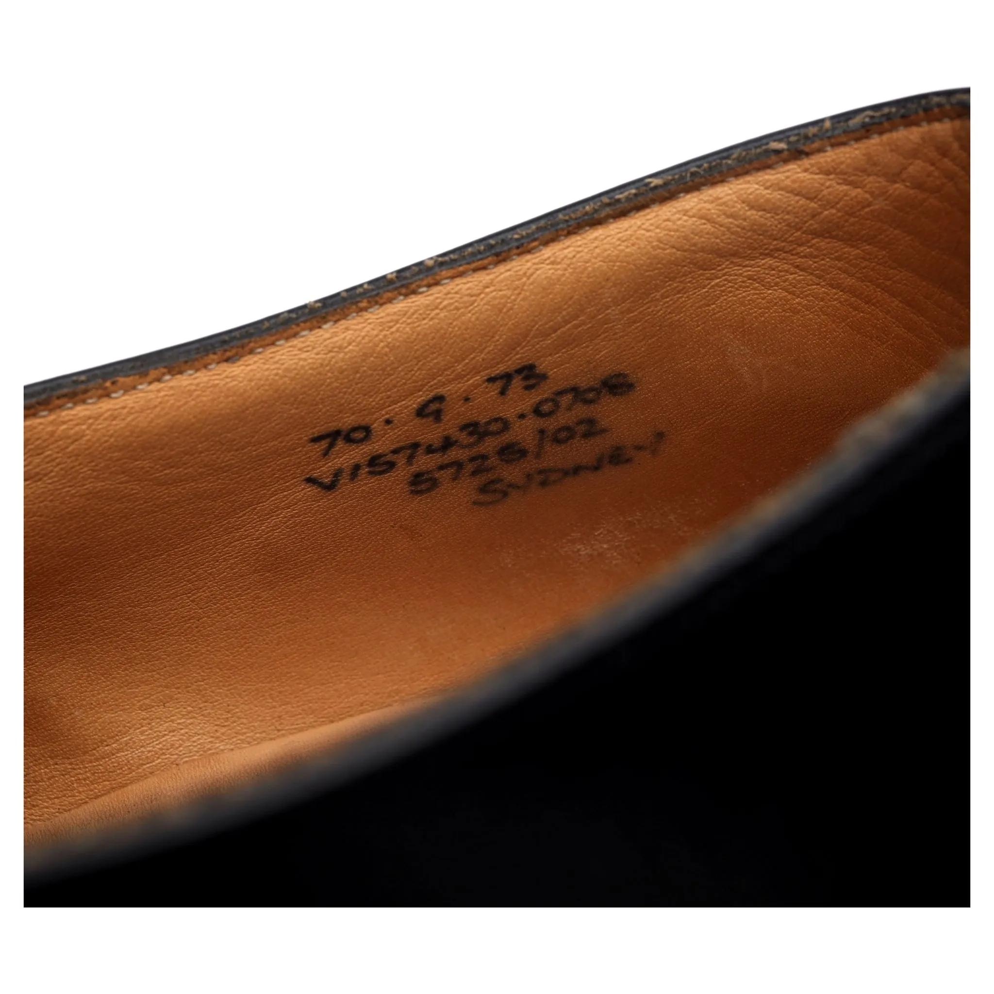 'Sydney' Black Leather Monk Strap UK 7 G
