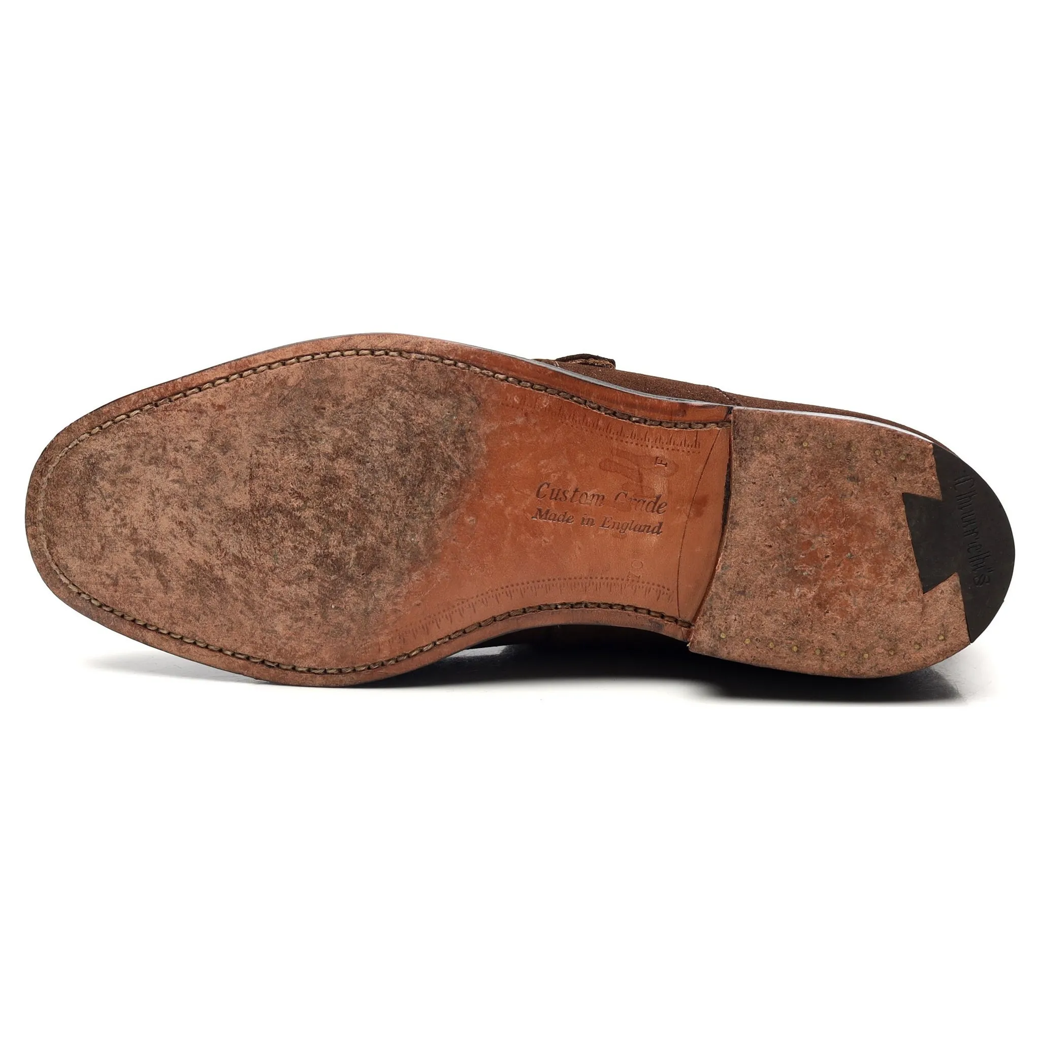 'Sydney' Brown Suede Monk Strap UK 7 F