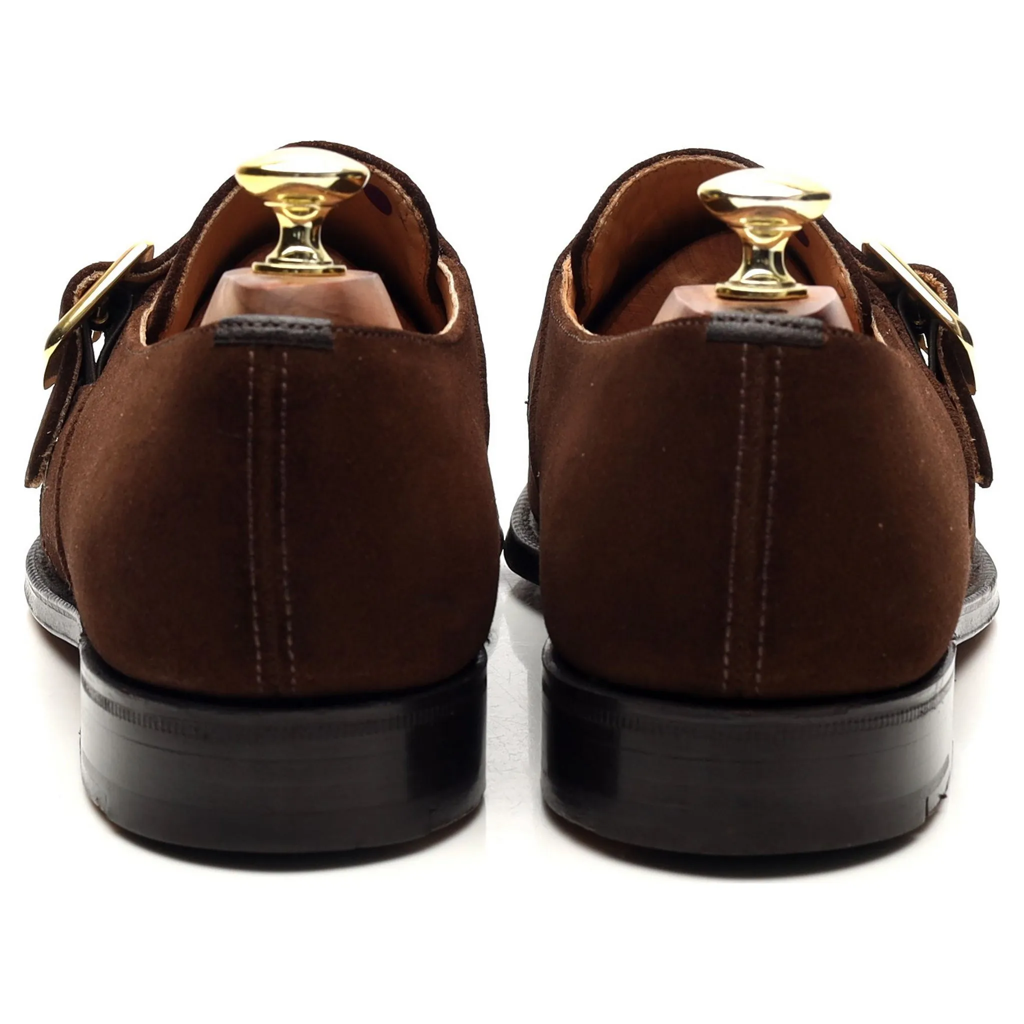 'Sydney' Brown Suede Monk Strap UK 7 F