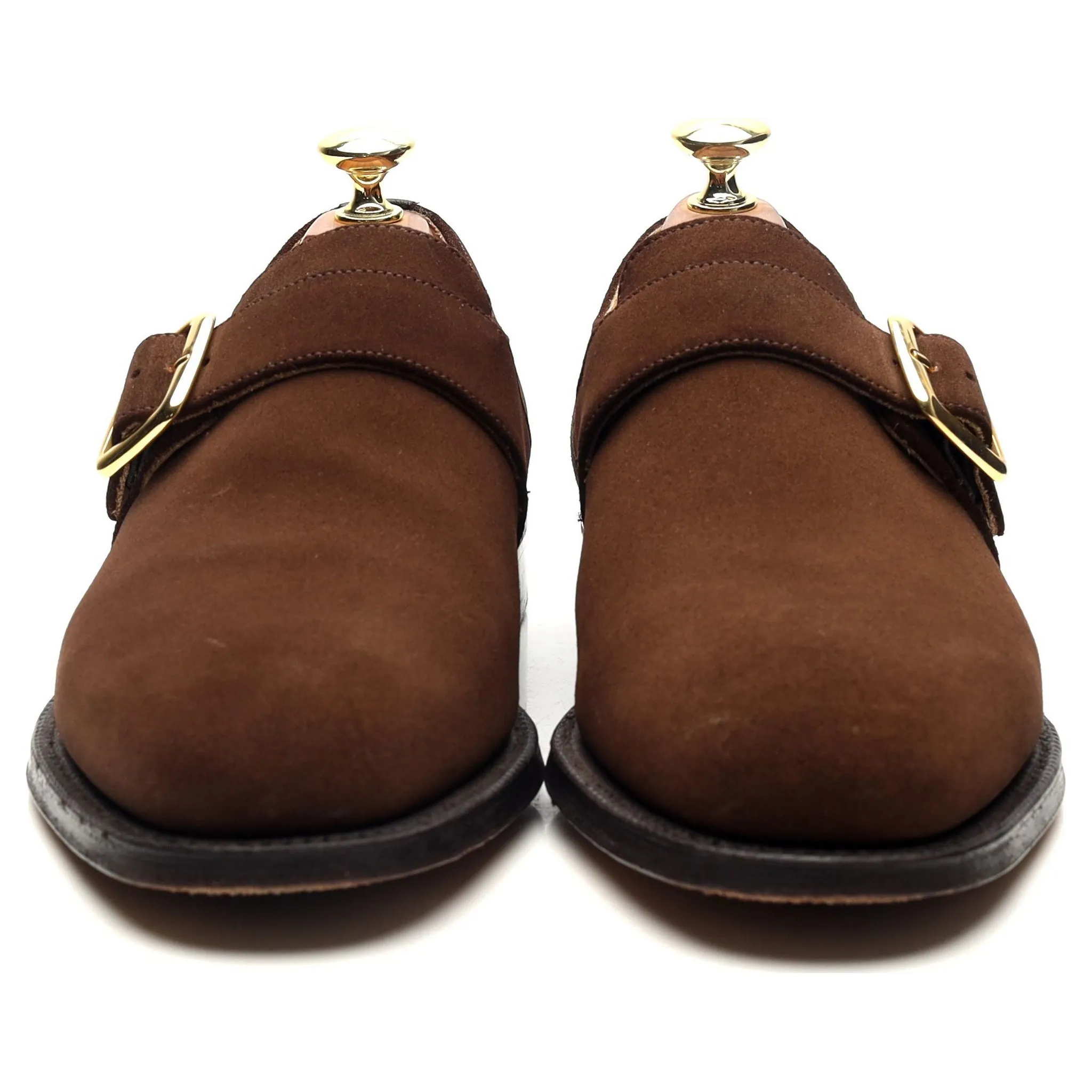 'Sydney' Brown Suede Monk Strap UK 7 F