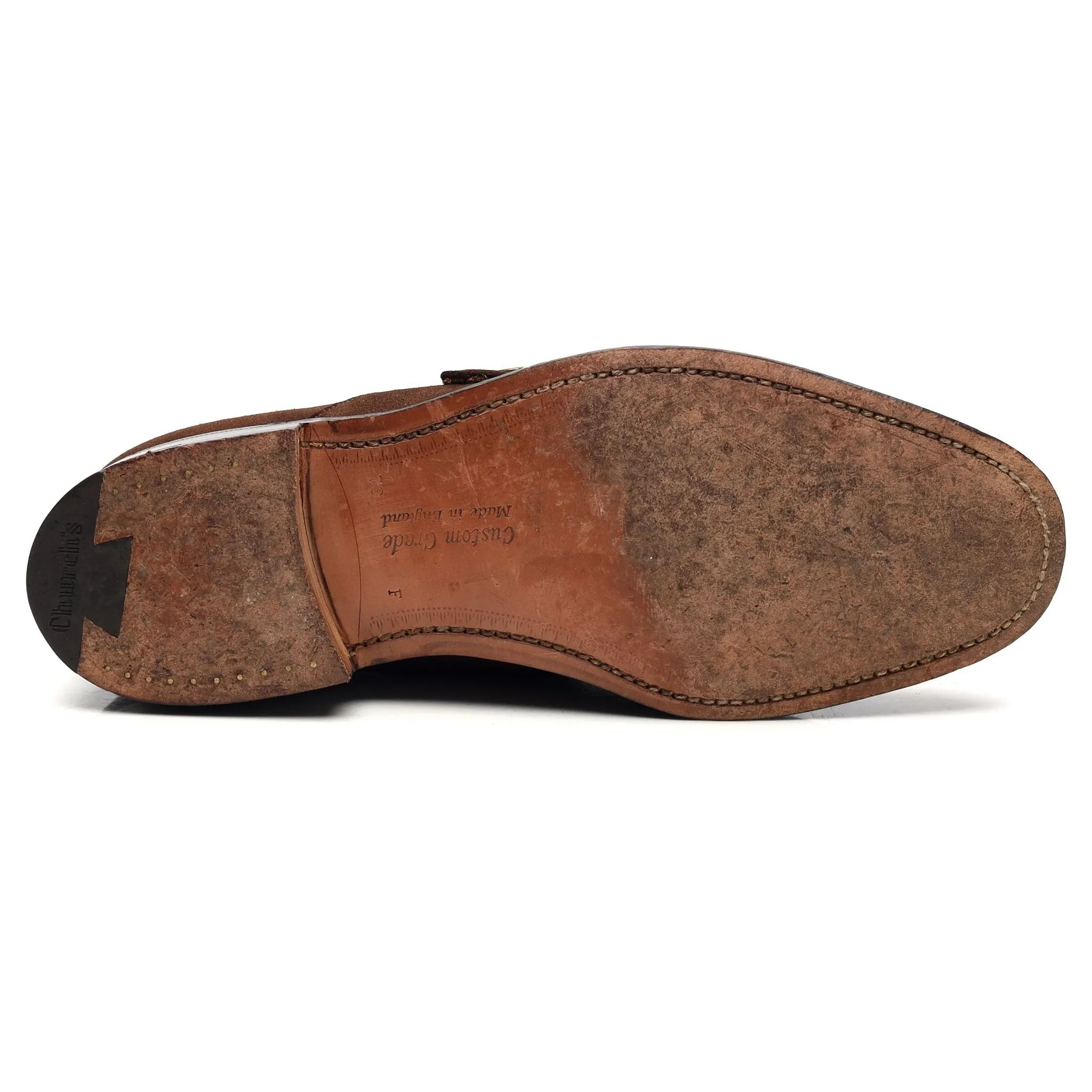 'Sydney' Brown Suede Monk Strap UK 7 F
