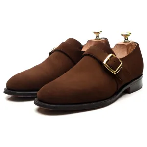 'Sydney' Brown Suede Monk Strap UK 7 F