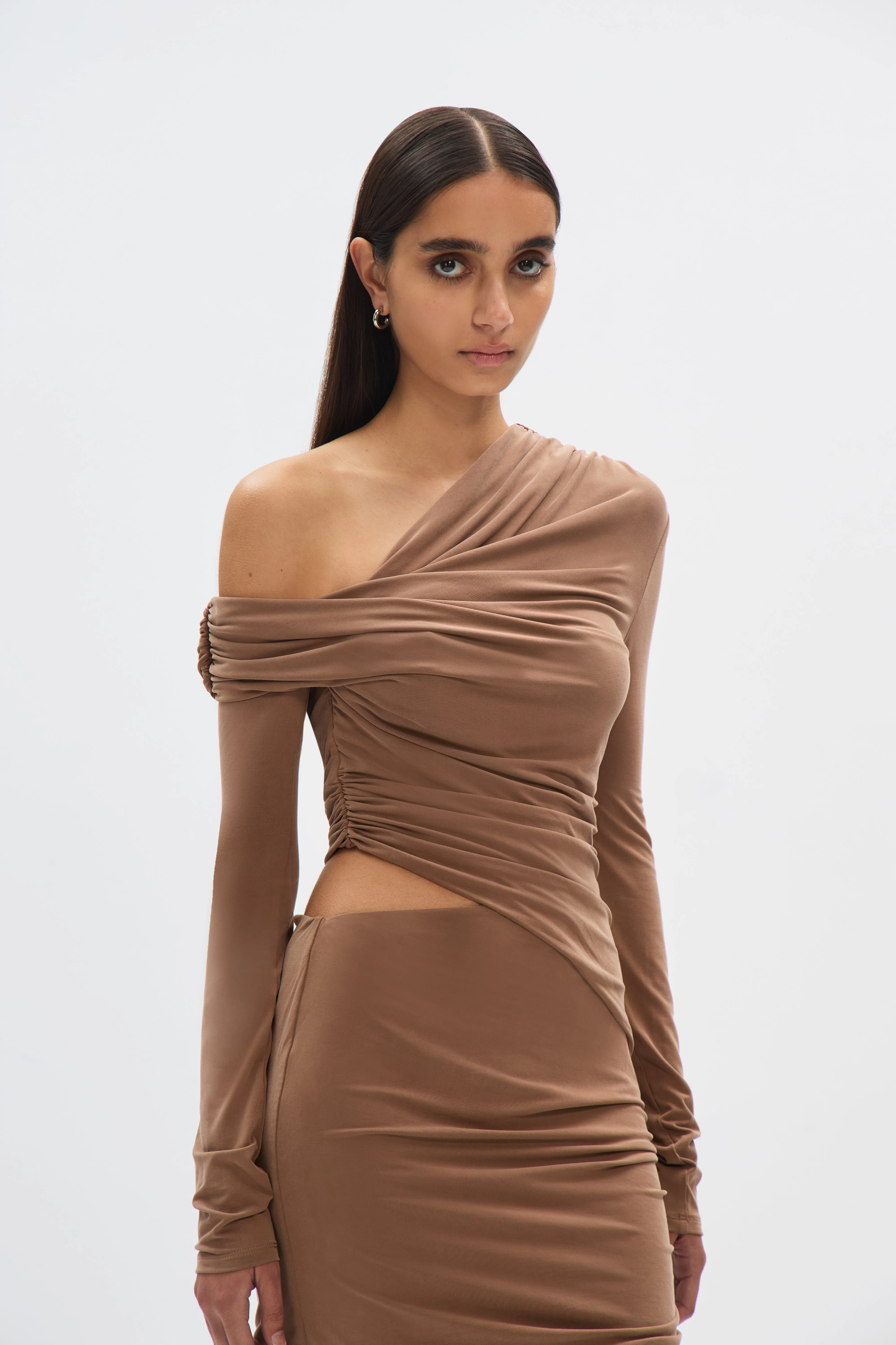 TABITHA CUPRO MINI DRESS