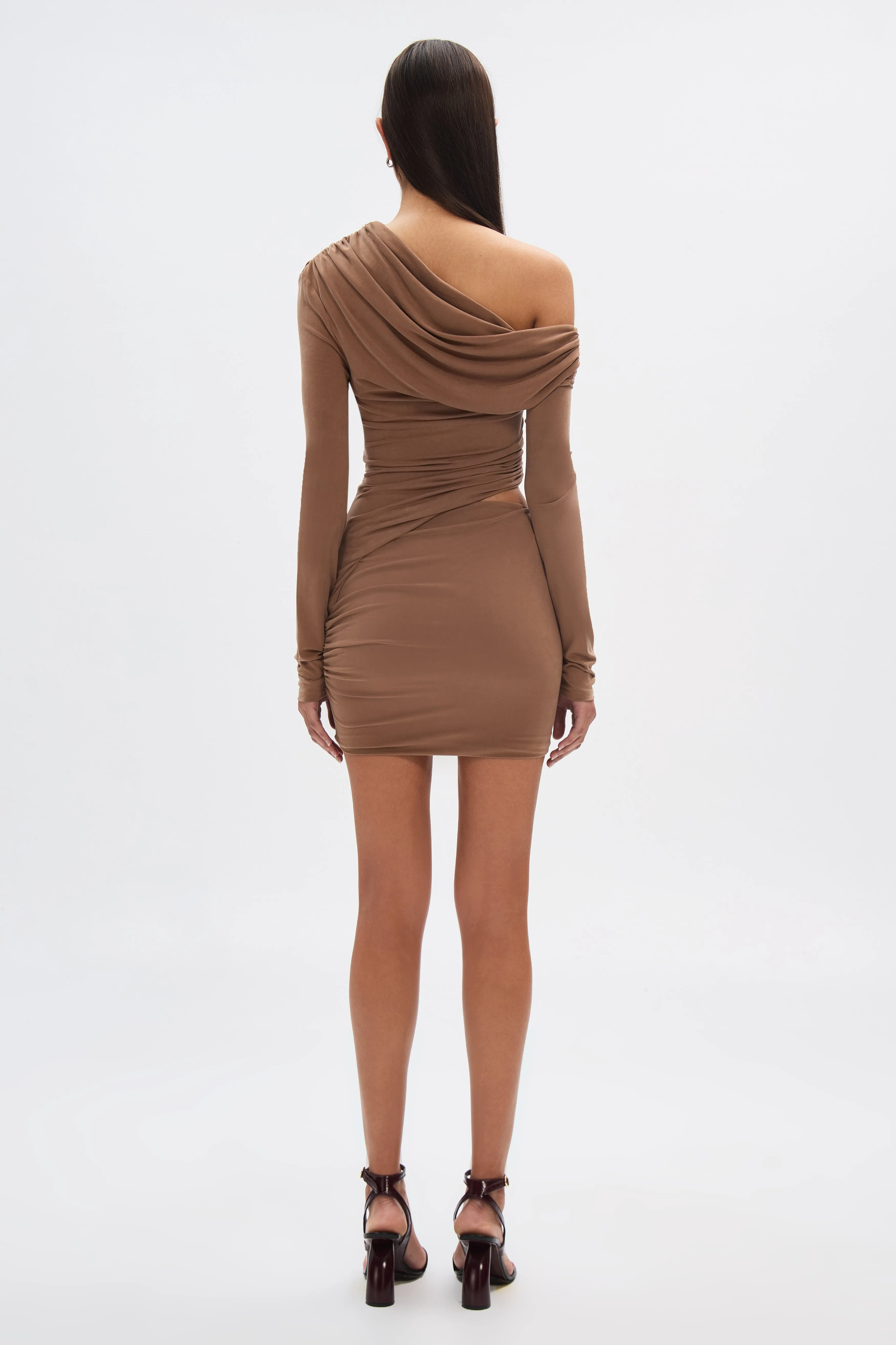 TABITHA CUPRO MINI DRESS
