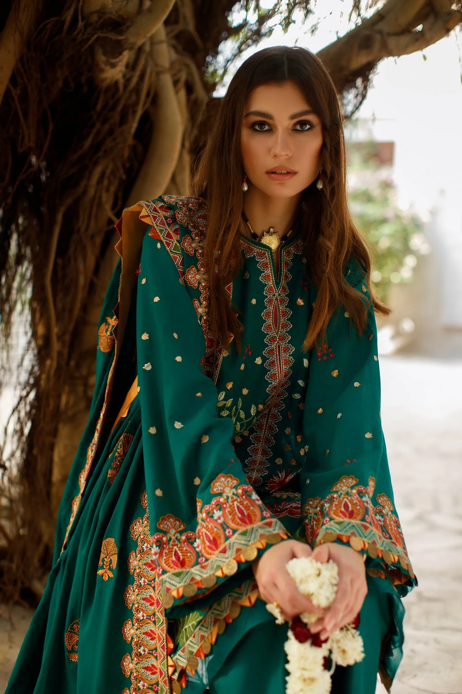 TAVOUS (ZL22-09 B) | Zaha Summer Lawn Collection 2022 | Unstitched Embroidered Lawn Suits