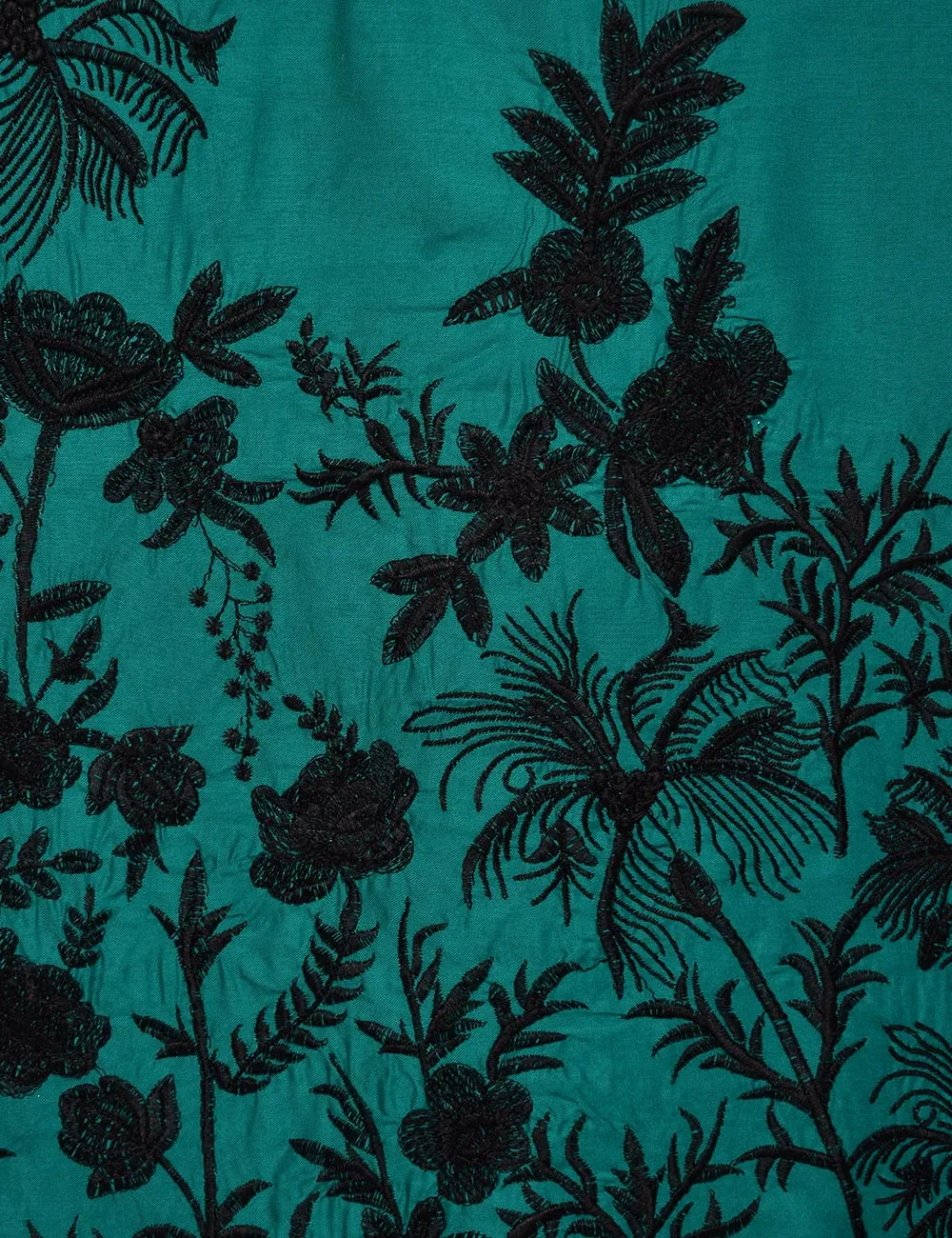 Tehwaar Winter Linen Embroidered Stitched Kurti - Aurora (TW-08A-Turquoise)