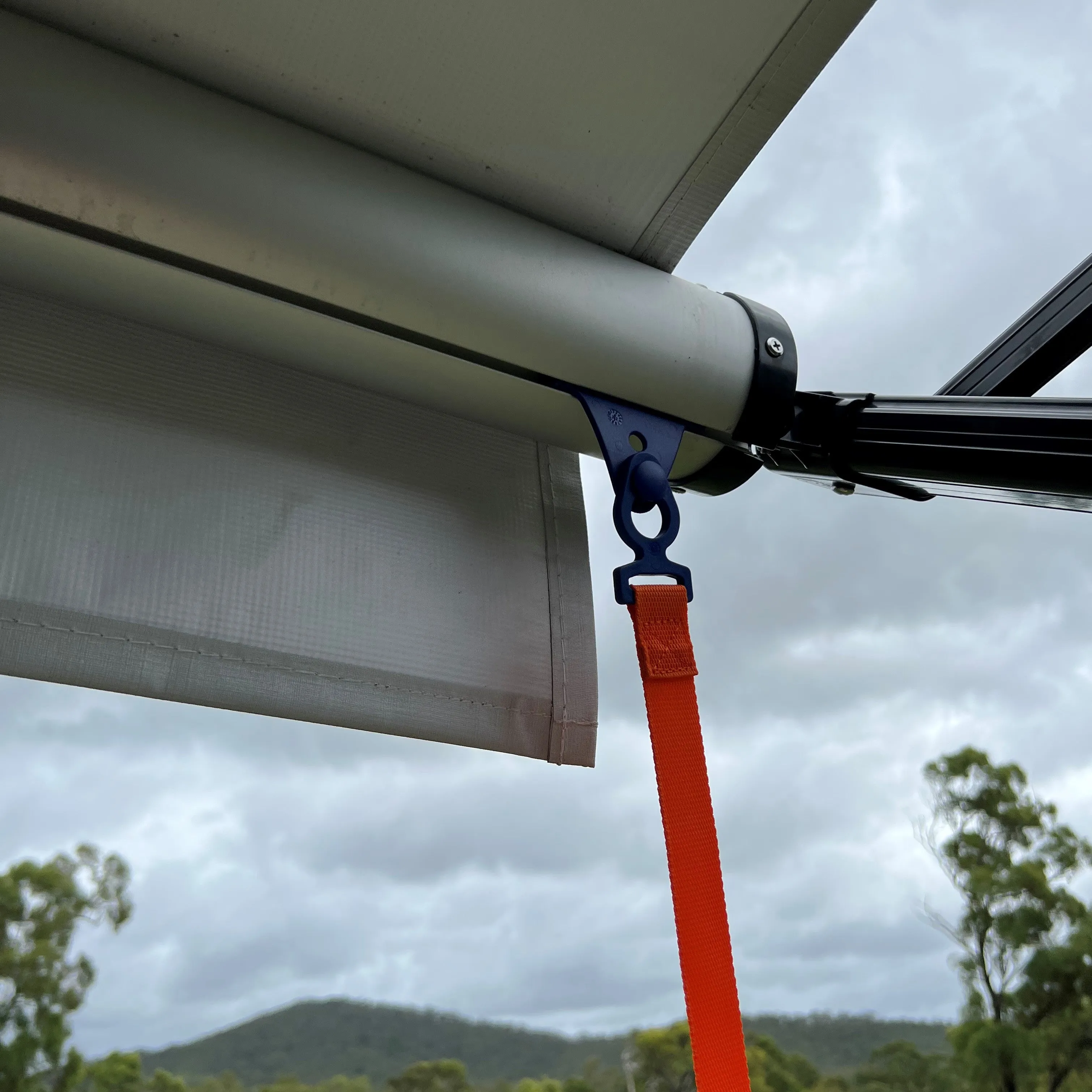Tie Strap 2.0  (PP25) • (SINGLE item) • Caravan Awning Adjustable Tie-down Strap (Dometic, Carefree, Aussie Traveler, Thule, Kings etc.)