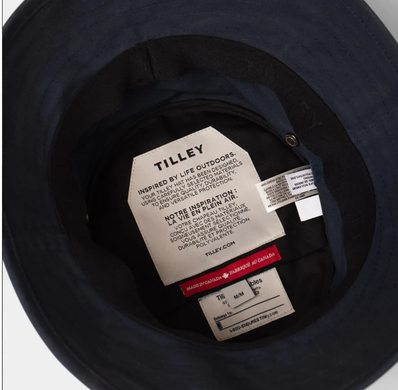 Tilley - Waxed Bucket Hat - Navy