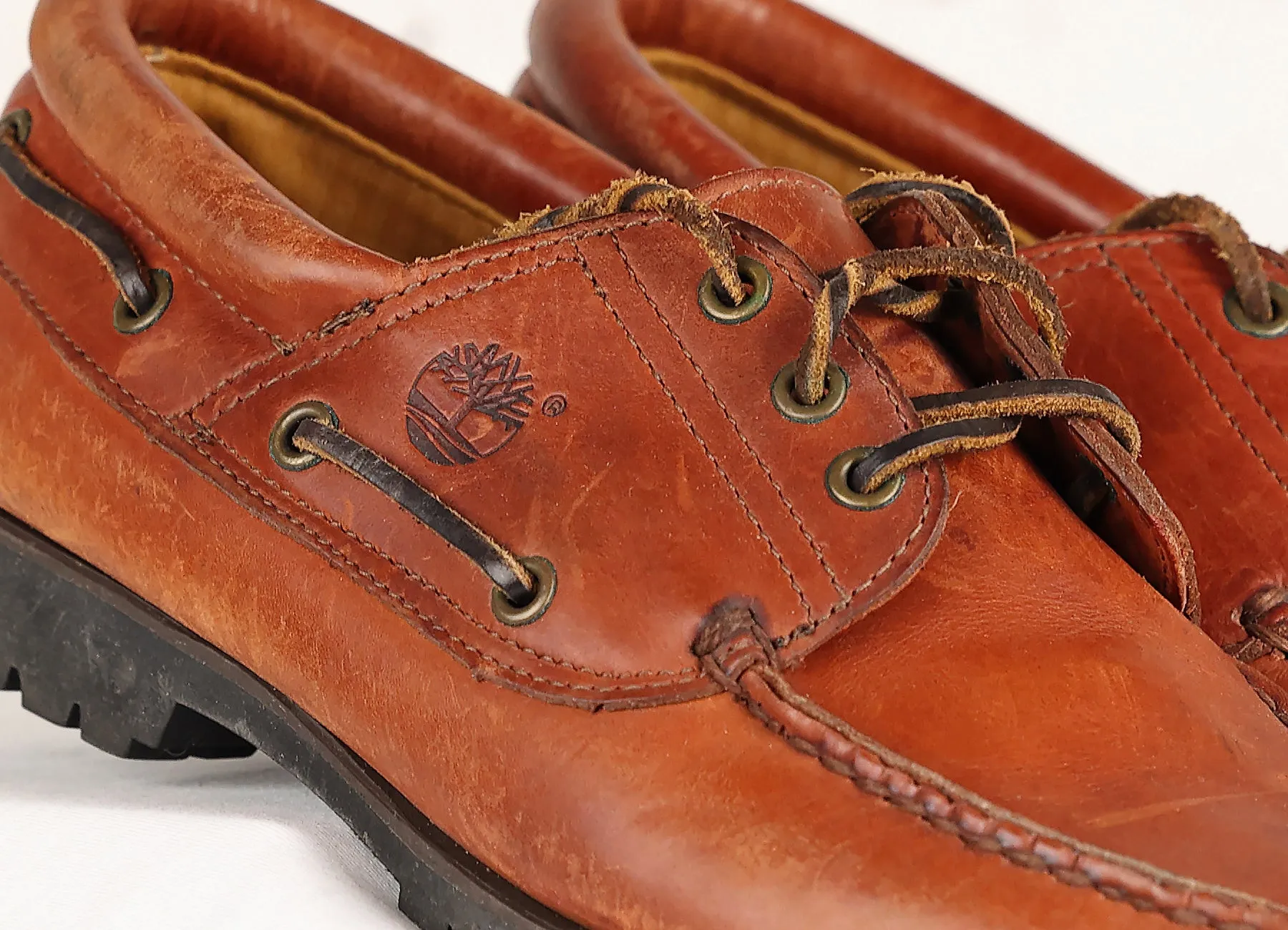 Timberland Gore Tex Deck Boat Shoes - Brown - UK 10
