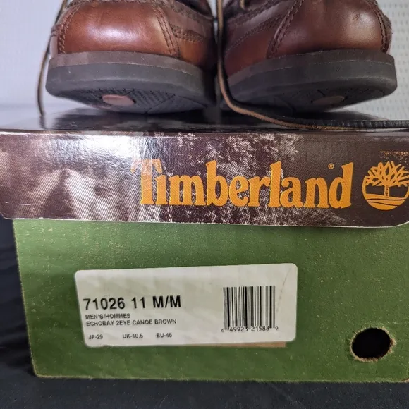 Timberland mens echo bay boat shoes new in box size 11m