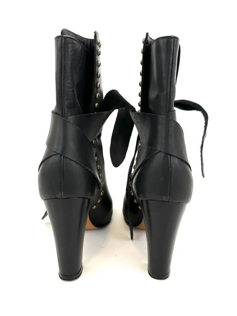 Ulla Johnson Leather Studded Boots