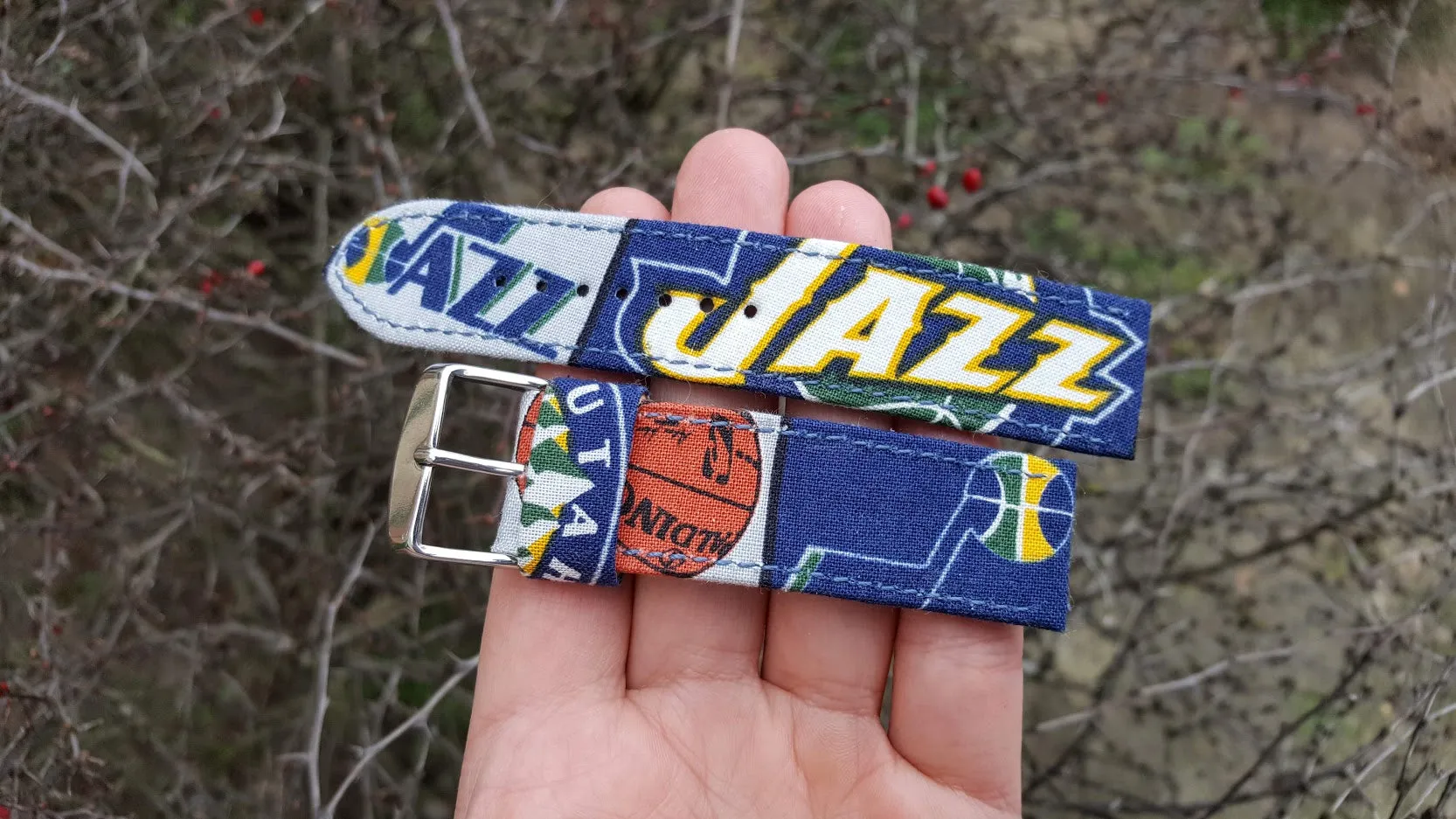 Utah Jazz Watch Strap 22 mm