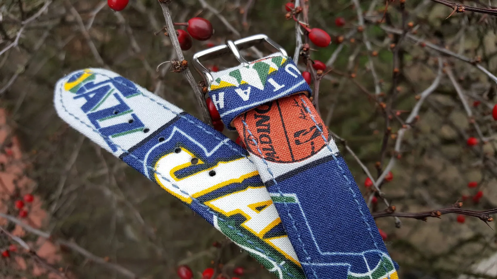 Utah Jazz Watch Strap 22 mm