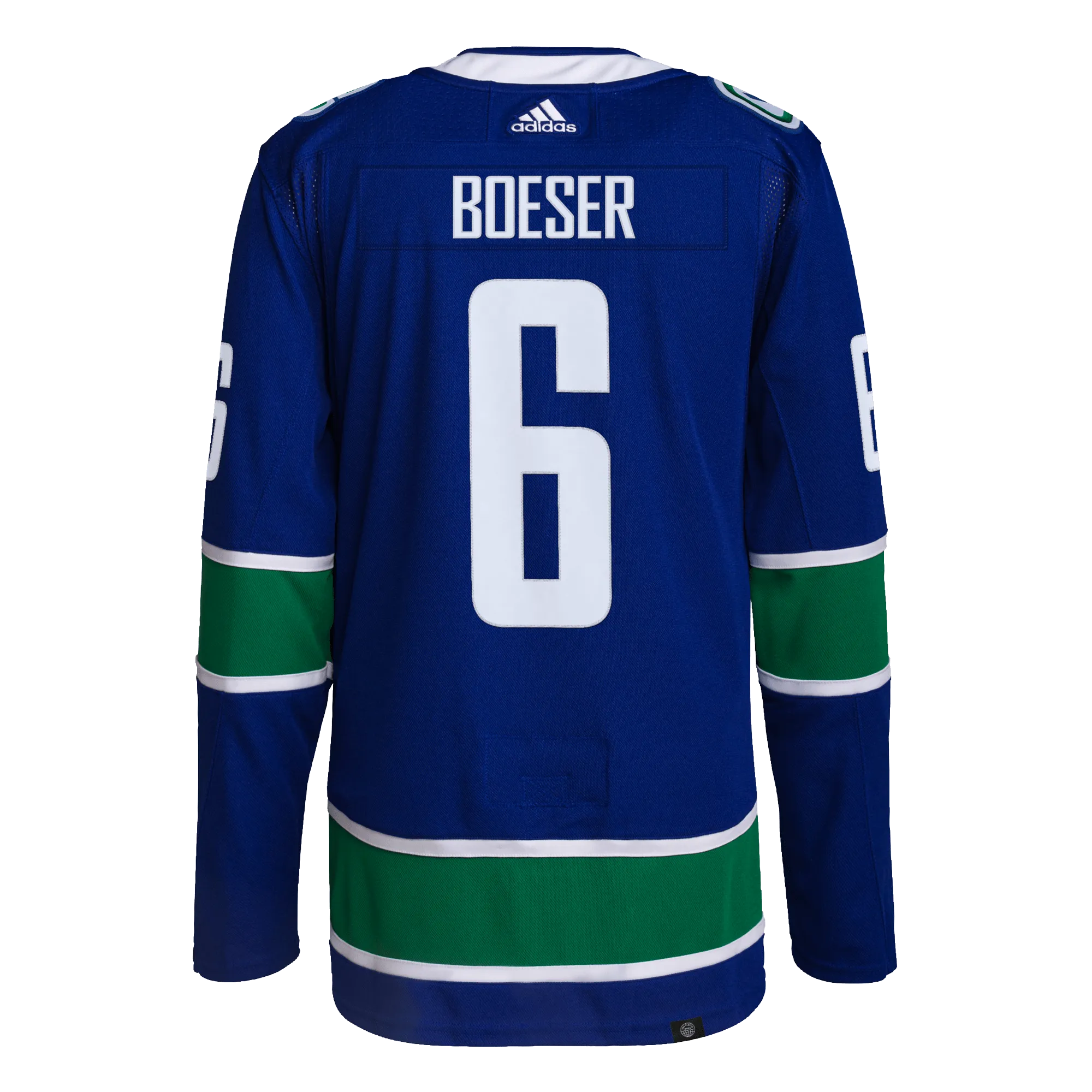 Vancouver Canucks Home Adidas PrimeGreen Senior Jersey - Brock Boeser