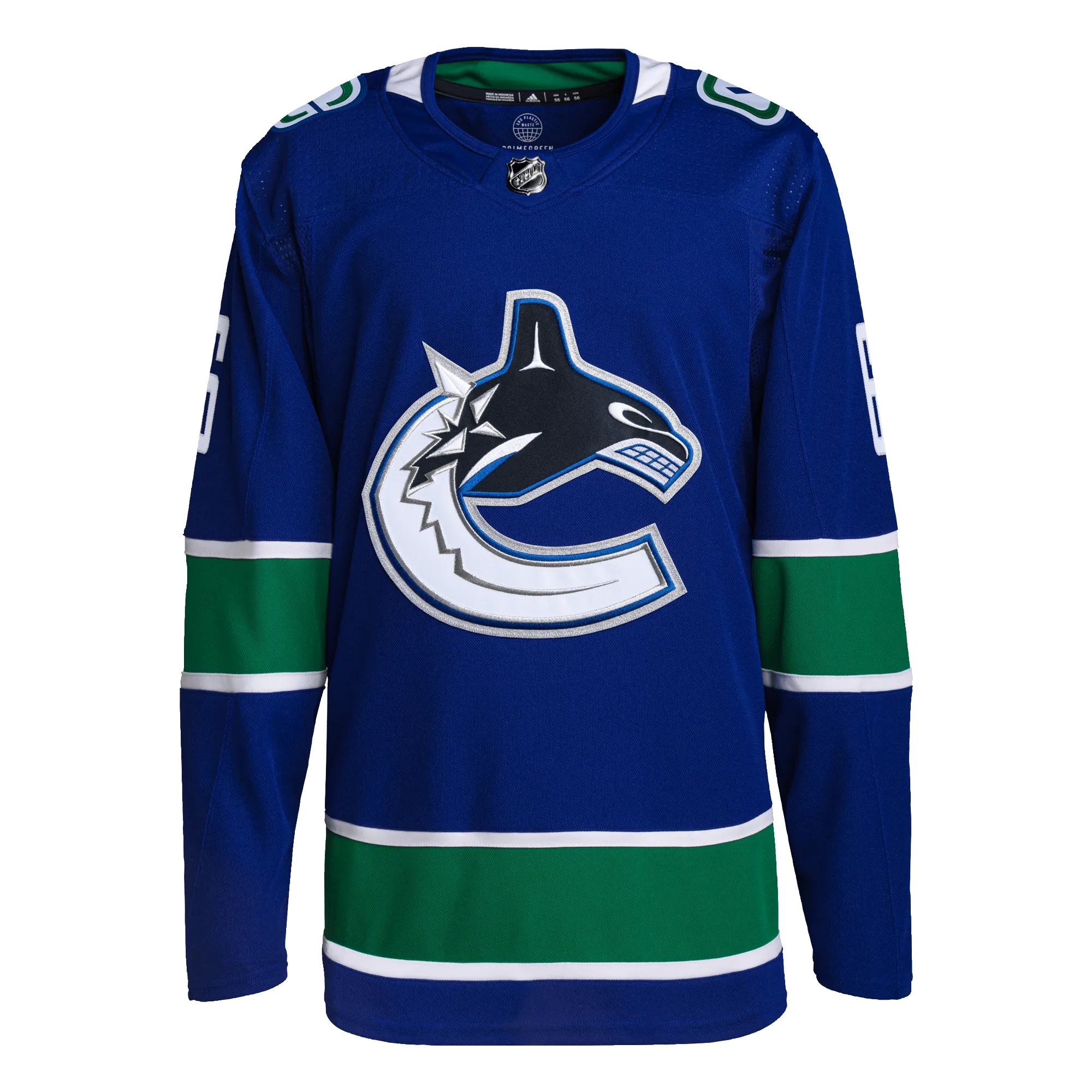 Vancouver Canucks Home Adidas PrimeGreen Senior Jersey - Brock Boeser