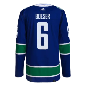 Vancouver Canucks Home Adidas PrimeGreen Senior Jersey - Brock Boeser