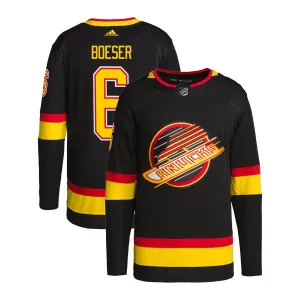 Vancouver Canucks Skate Adidas PrimeGreen Senior Jersey - Brock Boeser