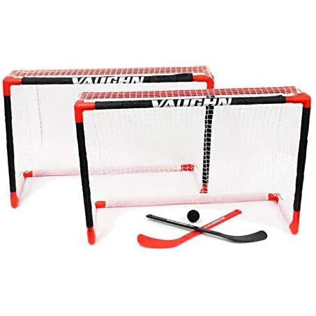 Vaughn Deluxe Top Shelf Mini Hockey Net Set